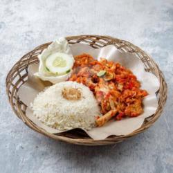 Ayam Geprek (sayap)   Sambal Terasi