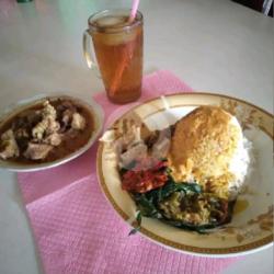 Nasi Padang Cincang   Es Teh Manis