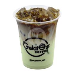 Iced Pandan Coffee Latte