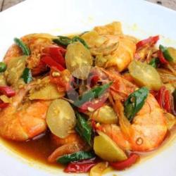 Udang Tumis Cabe Ijo