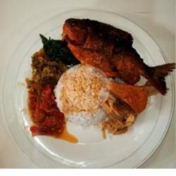 Nasi Bawal Balado