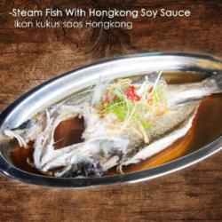 Steam Fish With Hongkong Soy Sauce (s)