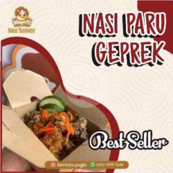 Nasi Paru Geprek