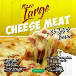 Pizza Cheese Meat Large