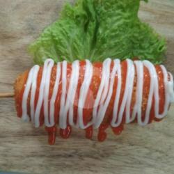 Corndog (sosis Mozarella) Saos Pedas