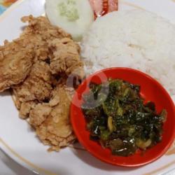 Nasi Daging Ikan Dori Cabe Hijau