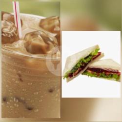 Sendwich Cheese   Kopi Susu