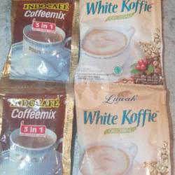 Aneka Kopi ( Kapal Api, Coffemix, White Coffe) Panas / Es