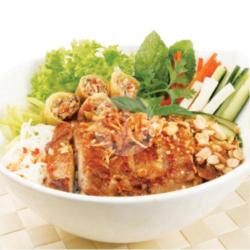 Bun Noodle W Grilled Lemongrass Chicken