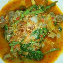 Rica-rica Daging ,kangkung Jontor