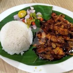 Sate Ayam   Nasi