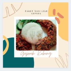 Paket Nasi Lele Geprek Sambal Hot