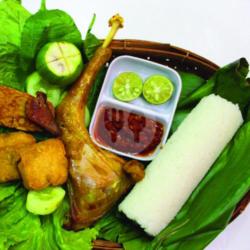 Nasi Timbel Ayam Bumbu