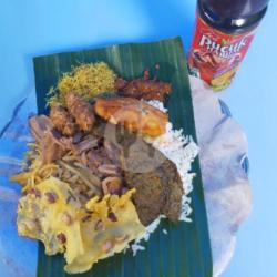 Nasi Bhuk   Lauk Limpa   Teh Pucuk 350ml