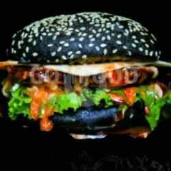 Black Burger Kebab Xl   Keju Parut