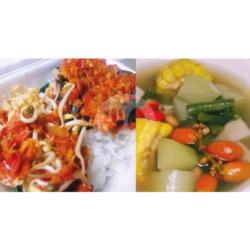 Sego Iwak Sambel Tauge Sayur Asem