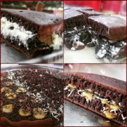 Pisang Susu Brownies