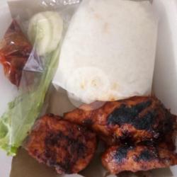 Nasi Ayam Bakar   Tempe