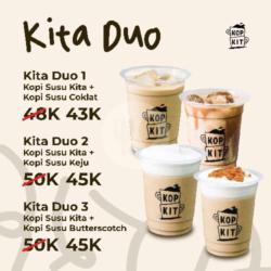 Kita Duo 2 ( 1 Kopi Susu Kita   1 Kopi Susu Keju )
