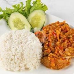 Ayam Gerpek   Nasi