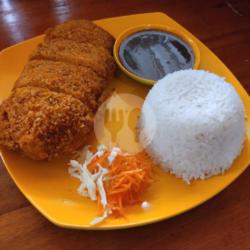 Nasi   Katsu Saus Bistik