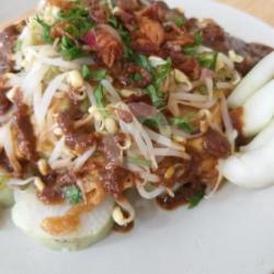 Tahu Bumbu  Plus Lontong