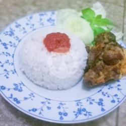 Nasi Ampela Ati Penyet