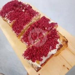 Roti Bakar Red Velvet - Vanila