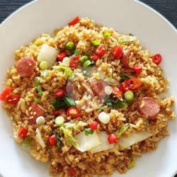 Nasi Goreng Sosis   Telor