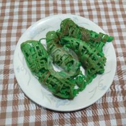 Kue Sarang Laba-laba Pandan