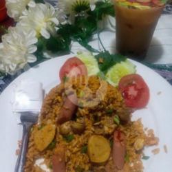 Nasgor Kambing Pete   Bakso   Sosis