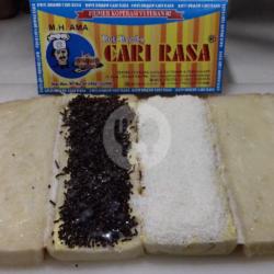 Roti Bumbu Bakar Kelapa Kopyor Susu 1/2 Coklat Susu.