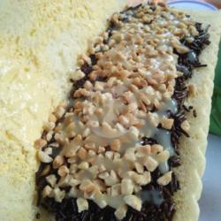 Roti Bakar Kombinasi Coklat Kacang - Selai 2 Rasa