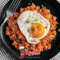 Nasi Goreng Pedas Korea   Telur /korean Spicy Fried Rice   Egg