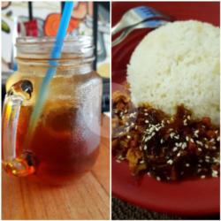 Nasi Teriyaki   Es Teh