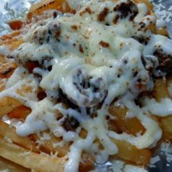 Lamb Shawarma Crispy Fries Mozzarella