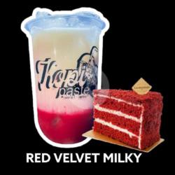 Es Redvelvet Milky (boba)