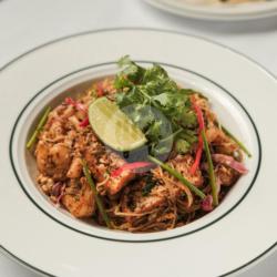 Fried Tom Yum Bee Hoon W/ Squid & Shrimp