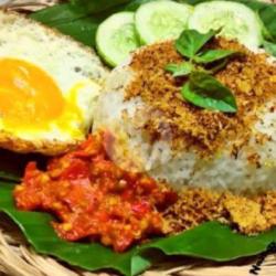 Telur Ceplok Lalapan  Nasi