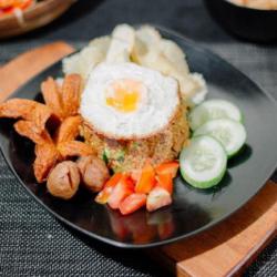 Nasi Goreng Biasa (bakso, Sosis, Telur)