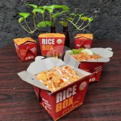 Rice Box Chiken Strip   Saos Buldak