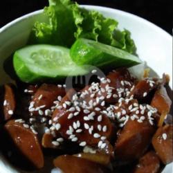 Ricebowl Sosis Teriyaki  Telor