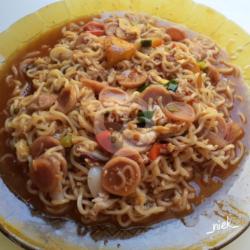 Mie Kuah Nyemek Pedas Jahanam