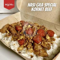 Nasi Gila Special Kornet Beef