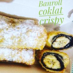 Banana Roll(banroll) Coklat Crispy