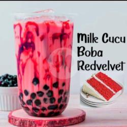 Milk Cucu Boba Redvelvet