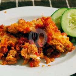 Nasi Geprek Sambal Manis Pedas