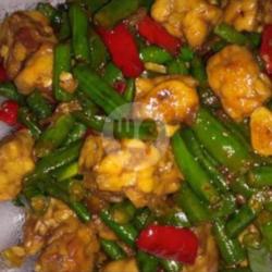 Tumis Kacang Panjang Tempe