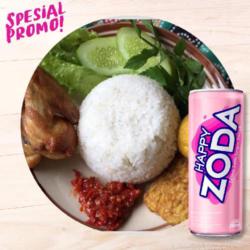 Paket Ayam Goreng   Minuman Happy Zoda