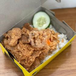 Nasi Ayam Geprek Sambal Bawang